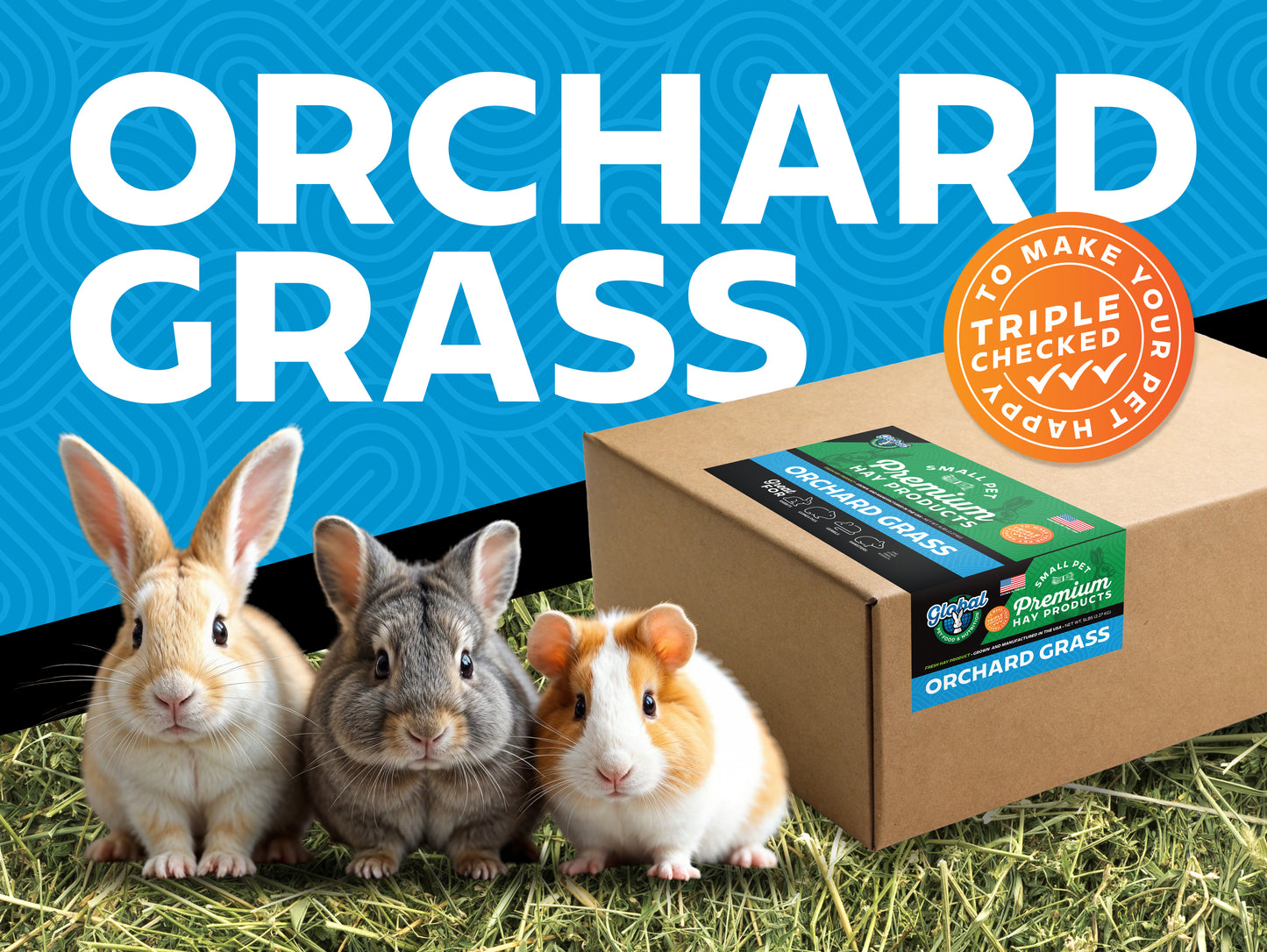 Orchard Grass - Premium Small Pet Hay